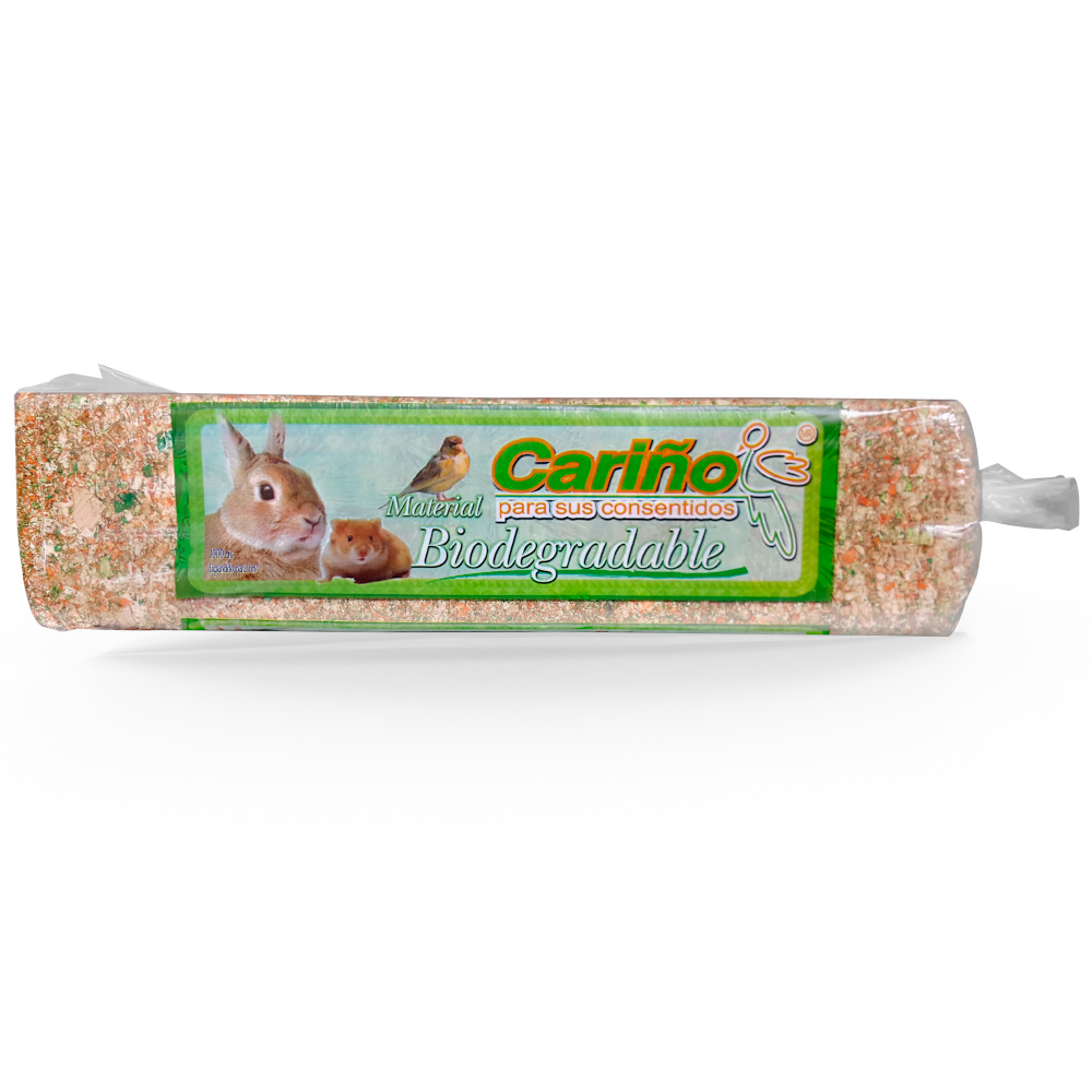 MATERIAL BIODEGRADABLE 1K (CONEJOS, HAMSTER Y AVES) CARINO MTRLBIO