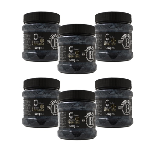 [B09G86P2M3] GEL PARA EL CABELLO 200GR BARBER STYLE (6PACK) GBS-200-P6